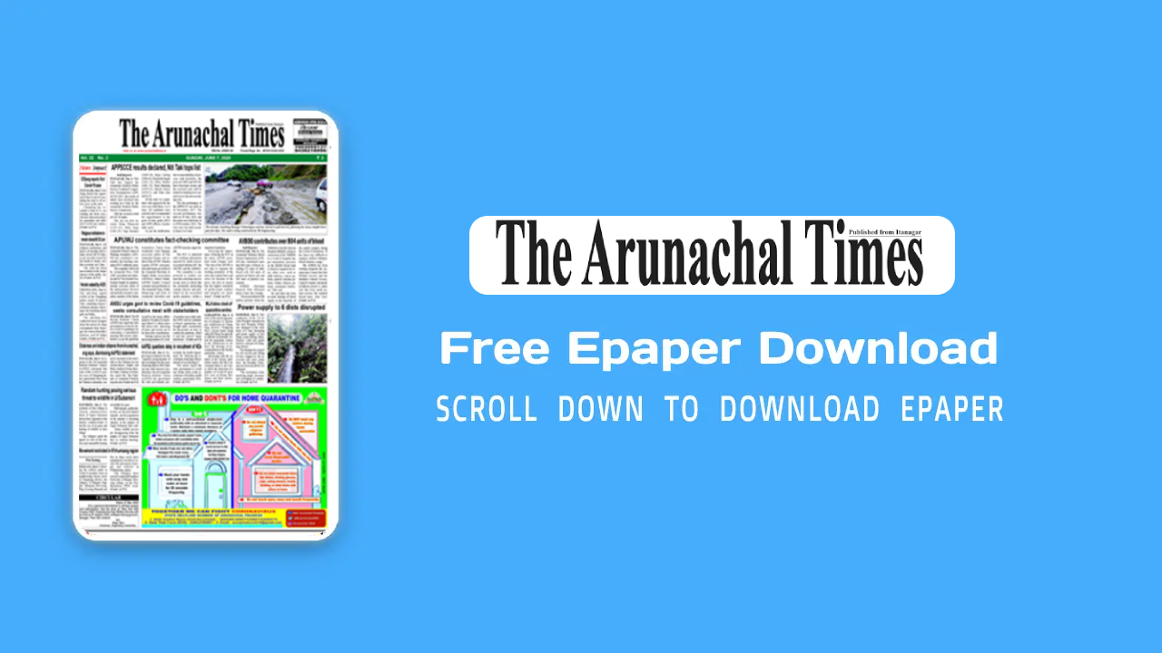 The arunachal times epaper