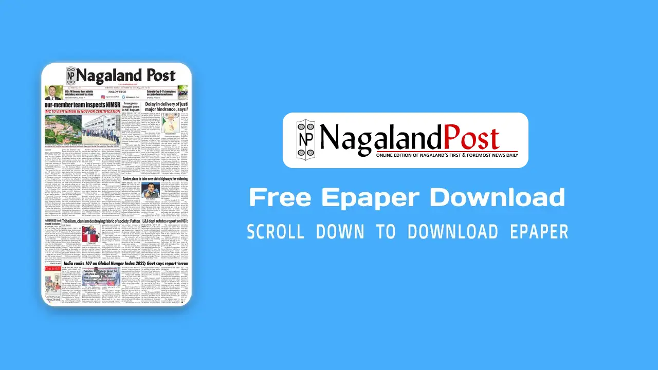 nagalandpost Epaper today pdf
